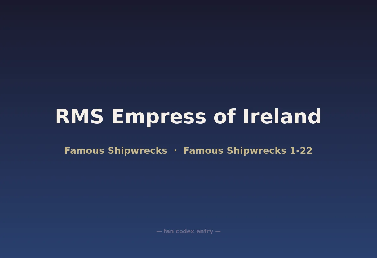 RMS Empress of Ireland