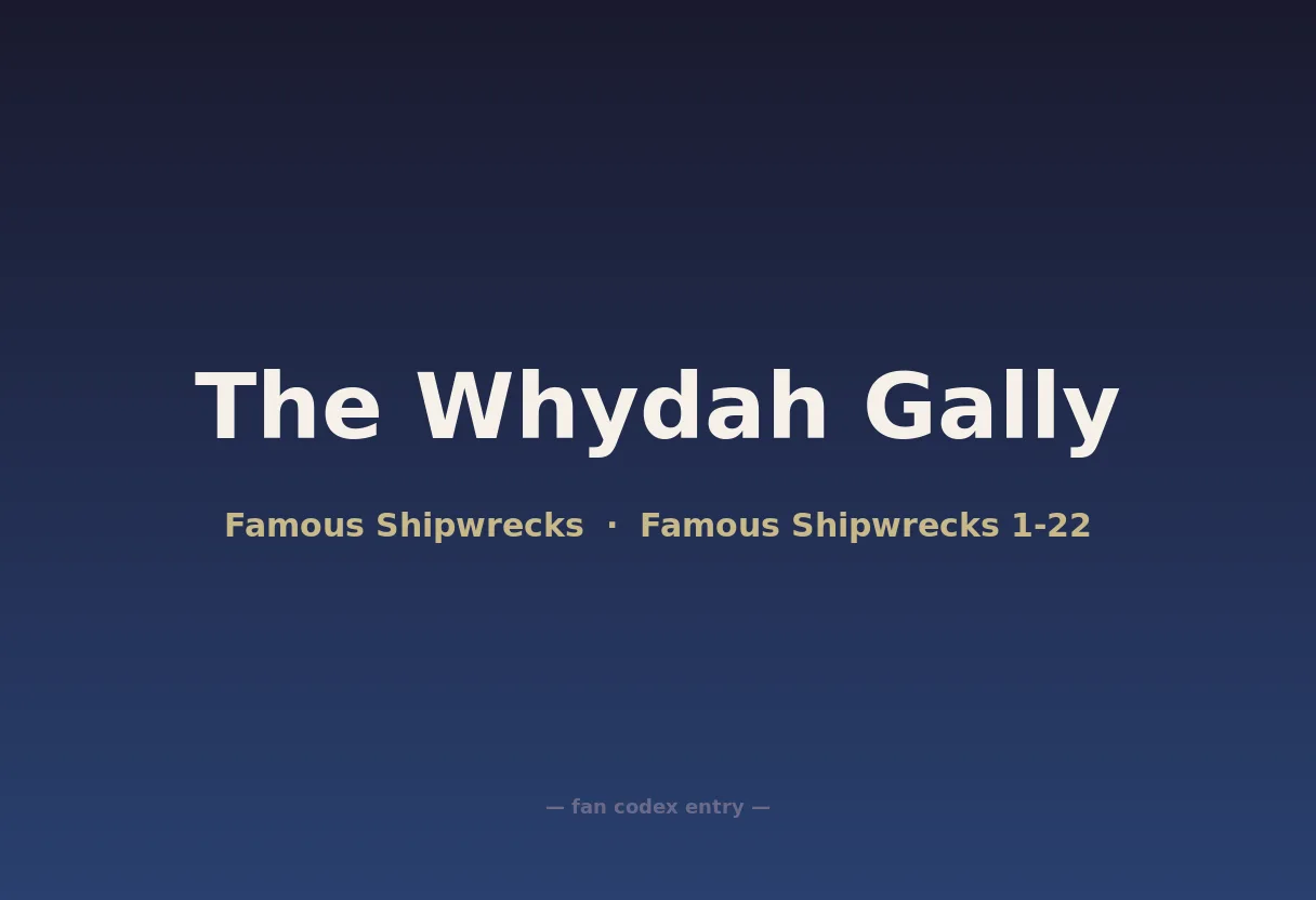 The Whydah Gally